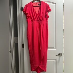 EUC Donna Ricco- midi dress- size 8